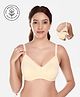 Elite Mom Cotton Solid Maternity & Nursing Bra - Skin