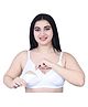 Elite Mom Solid Maternity Nursing Bra - White