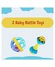 Bit Feex Infant Toddler Rattle Toys for New Born Babies Pack of 2 - Multicolor