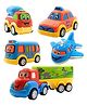 AKN TOYS Pull Back Vehicles Car Toy Set of 5 - Multicolour