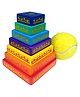 Gyanotoy Wooden Lagori Pitthu game - Multicolor