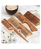 On Earth Organic Neem Wood Combs - Pack of 4