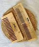 On Earth Detangling Shower Comb Wide Tooth 2 in 1 Comb Pack of 2