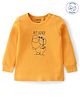 Babyoye Cotton Modal Blend Solid Dyed Full Sleeves Thermal Inner Wear Dino Print - Yellow