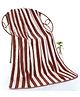 JARS Collections 100% microfiber  Super Soft Striped Baby Bath Towel - Brown
