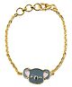 Vidushi Astha 92.5 Sterling Silver Koala Chain Bracelet Multicolour - 3 g