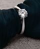 CLARA Pure 925 Sterling Silver Luca Adjustable Ring - 2.2 g