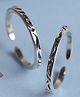 CLARA 925 Sterling Size Adjustable Mila Toe Rings Silver -  2.1 g