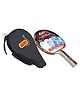 GKI Euro Star Table Tennis Wooden Racquet- Multicolour