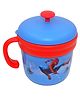 Sanjary Stainless Steel Double Walled Milk Cup with Lid and Handle - 260ml color design may vary