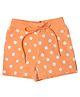 Tiny Girl Polka Dots Small Dots Shorts - Peach