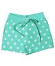 Tiny Girl Polka Dots Small Dots Shorts - Rama Green