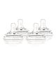 Ibhejo Philips Avent Natural Nipple Fast Flow - Pack Of 4