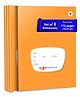 Target Publications Four Line Small Notebooks | Red & Blue Line Ruled | 172 Pages | 18 x 24 cm | Pack of 4