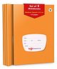 Target Publications Medium Square Maths Notebook for School | 172 Pages | 18 x 24 cm | Pack of 4