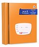 Target Publications Both Sides Blank Small Writing Notebook | 172 Pages | 18 x 24 cm | Pack of 4