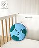 Mi Arcus Baby Pillow with Cover  Ultra-Soft Fabric, Double-Sided Earth Design Embroidery & Print, Blue, Ideal for Ages 6 Months+