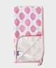Mi Arcus Printed Water-Resistant Mattress Protector with TPU Lamination, 0-24 Months, Pink, 90x85 cm