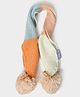 Mi Arcus Kids Knitted Scarf With Pom Pom -Peach