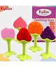 Kritiu Fruit Shaped Silicone Stand Teether Pack Of 5 - Multicolour
