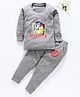Bodycare Cotton Full Sleeves Anti Bacterial Inner Wear Thermal Set - Grey