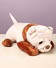 Benny & Bunny Soft Toy Bull Dog Brown & Beige - Height 38 cm