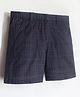 Cherry Crumble By NItt Hyman Fine Checkered Button Down Summer Shorts - Multi Colour