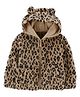 Carter's Leopard Sherpa Hoodie