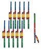 Desi Toys Gilli Danda The Stick and Peg Game Combo Pack of 10 - Multicolor
