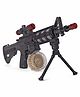Toyzone AK-87 Flashing Battery Operated Toy Gun- Black