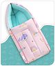 Babyhug Cotton Sleeping Bag Rainbow Print- Pink