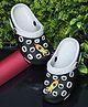 LIBERTY Perforated Space Rocket Printed Clogs - Black