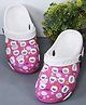 LIBERTY Perforated Abstract Play Theme Printed Clogs - Pink