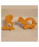 Taruh Kids Dino Turtle Neem Teether Pack of 2 - Brown