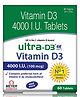 Ultra Maximum Strength Vitamin D3 Supplement for Immune Support and Bone Health 4K Tablets - 1 strip 15 Tablets
