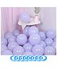 Bubble Trouble Pastel Colored Balloons Decoration Purple - Pack of 100