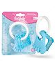 Baybee Wrist Silicone Rattle and Teether for Babies to Soothe Their Gums BPA Free Non Toxic Food Grade Chewing Baby Teether - Blue