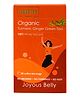 Sanatan Organic Joyous Belly Turmeric Ginger Green Tea Cotton Teabags - Pack of 20