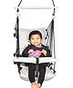 Wishing Clouds Jhula for Baby with Cotton Filling and Leg Lock Mechanism Piccolo Jute - Grey