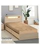 Sassoon Laika Single Size Waterproof Mattress Protector -Beige