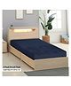 Sassoon Laika Single Size Waterproof Mattress Protector - Blue