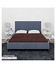 Sassoon Laika King Size Waterproof Mattress Protector 72x72 inch - Cocoa
