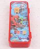 Marvel By SKI Pencil Box with Number Lock and a game on the lid - Red