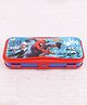 Marvel By SKI Spider Man Dual Compartment Pencil Box - Red & Blue