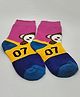 Kid-O-World Monkey Patch Design Socks -  Pink