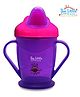 THE LITTLE LOOKERS Unbreakable Baby Sippy Cup with Double Handle Purple - 175 ml