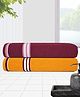 Athom Living Popcorn textured Solid Bath Towel 67x137 cm Pack of 2