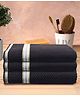 Athom Living Popcorn Textured Solid Bath Towels L 137 x B 67 cm Pack Of 3 - Brown