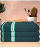 Athom Living Popcorn Textured Solid Bath Towels L 137 x B 67 cm Pack Of 3 - Green