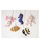Rocking Potato Felt Ocean Theme  Hanging   Toy  for Stroller Pram Bassinet Crib Baby Gym  Set of 5 -Multicolor